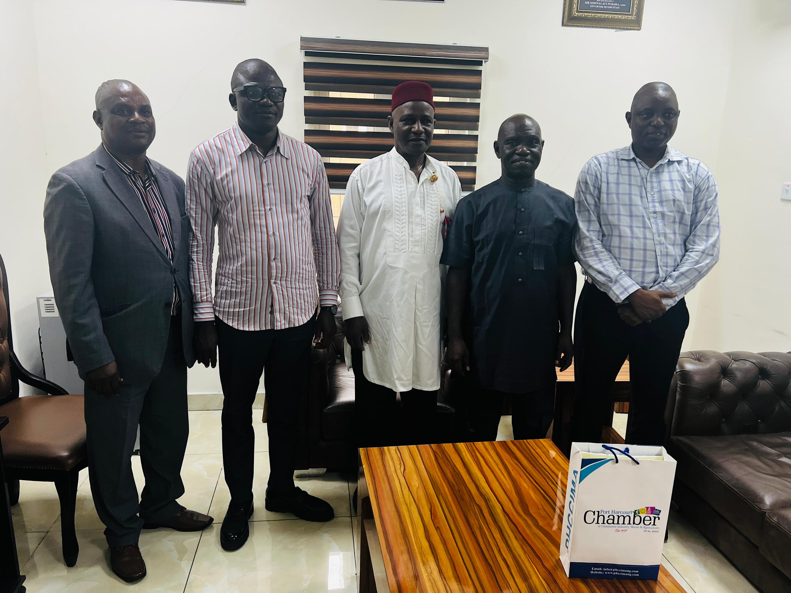 You are currently viewing PHCCIMA PRESIDENT RECEIVES LOC MEMBERS FOR 2024 ANMC OF THE NIM, PLEDGES SUPPORT